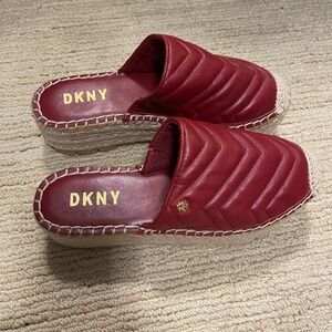 DKNY heeled espadrille